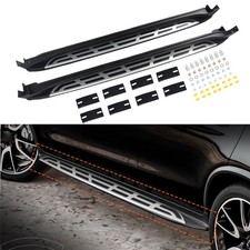 FOR KIA SPORTAGE 2016-2021 RUNNING BOARDS SIDE STEPS NEW STYLE SILVER & BLACK UK
