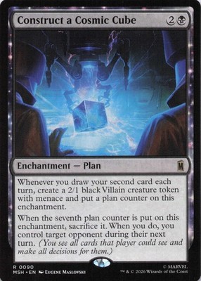 CONSTRUCT A COSMIC CUBE 90 R MARVEL SUPER HEROES MTG NM/M