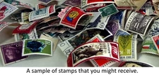 1000 Worldwide Stamp Collection Lot Mixed Used and Mint Off Paper