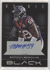 2012 Panini Black Rookie Signatures 93/199 Whitney Mercilus #199 Auto 1u6