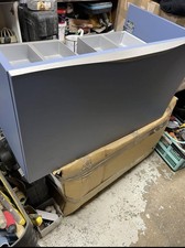 Utopia Washbasin Unit Carolux Halo 810mm X 460mm With Light Wall Cabinet