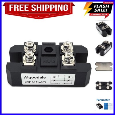 Single Phase Bridge Rectifier MDQ-150A 150A 1600V Full Wave Diode Module -16