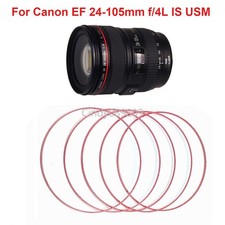 Nuevo anillo circular rojo frontal de lente para Canon EF 24-105 mm 24-105 mm f/4L IS USM pieza