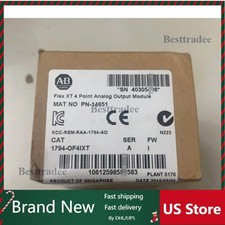 New Allen Bradley 1794-OF4IXT Flex XT 4-Point Analog Output Module US Free Tax