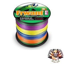 NEW Frwanf Fishing Line 8-Strand Braided PE Line 1000m Size 3.5 Multicolor for