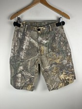 Scent Blocker Cut Off Shorts Youth XL Camo Adjustable Waist Outdoor Ripstop