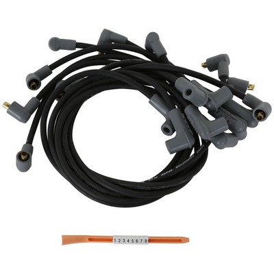 MSD 31593 Super Conductor Spark Plug Wire Set, Black, Socket Style Terminals