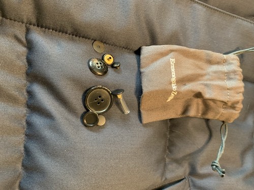 Ermenegildo Zenga Quilted Wool Navy Blue Down Vest Full zip 52R Italy 42 US - Picture 20 of 23