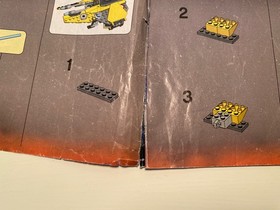 LEGO Star Wars Lot of 3 Instructions Manuals #6209, 7256 & 7261 - Damaged