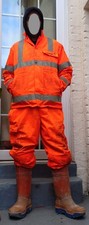 mens COSALT Hi Vis orange work jacket XL (46-48" chest) highway construction