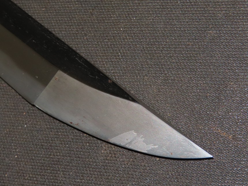 BIG BOSHI WAKIZASHI (sword) w/Saya : EDO : 20.5 × 14.8 " 380g