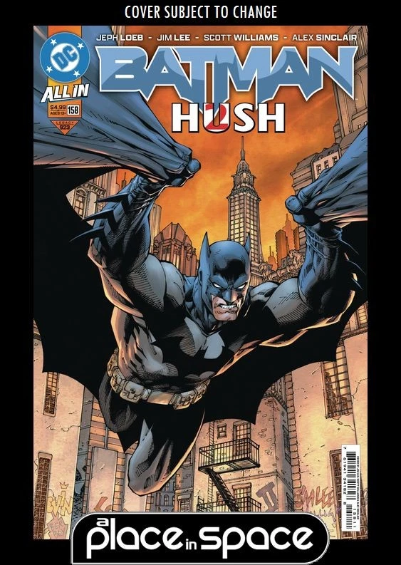 BATMAN #158A - JIM LEE & SCOTT WILLIAMS (HUSH2) (WK13)