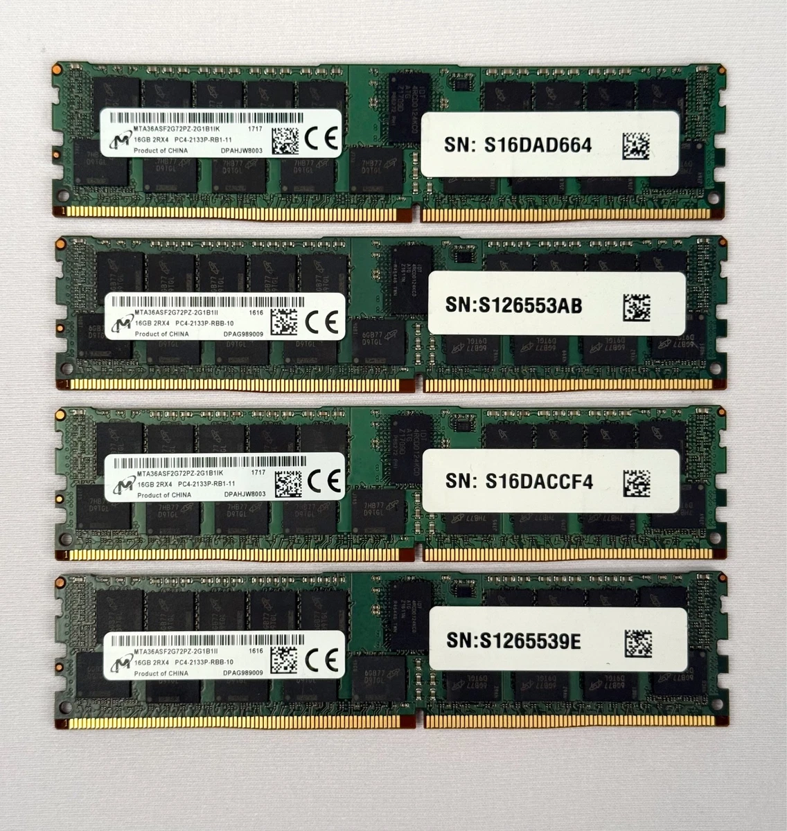 PC4-17000 (DDR4-2133) Bus Speed 64 GB Total Capacity DDR4 SDRAM