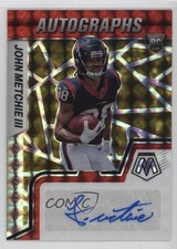 2022 Mosaic Rookie Choice Fusion Red & Yellow Prizm John Metchie III Auto 18rr