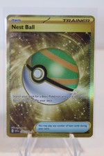 gold nest ball pokemon card price Amazon.com: Pokemon - Nest Ball 255/198 - Scarlet & Violet - Secret Rare