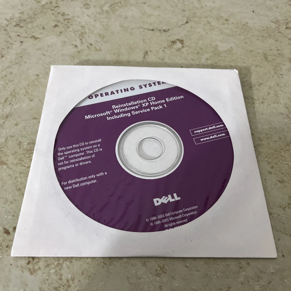 Dell Reinstallation CD Microsoft Windows XP Home Edition P/N 5W623 - Image 3 of 3