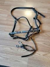 The Distance Depot Black Hills Halter Bride Combo 5/8" Traditional Biothane