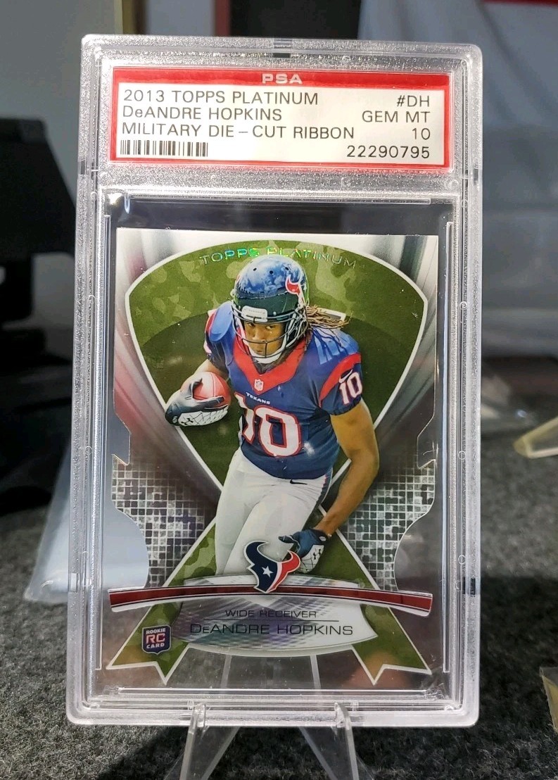 DeAndre Hopkins Topps Platinum Military Die-Cut Ribbon #DH Base