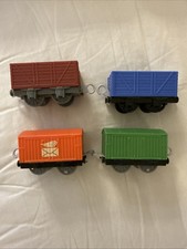 4 Thomas Friends 2013 TRACKMASTER Mail Carrier Train Mattel Cargo Beds Gullane