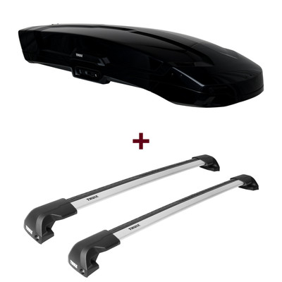 Dachbox Thule Vector M + Dachträger für Isuzu D-Max 2WD III Typ TFR / TFS