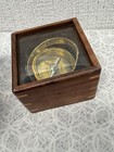 Vintage Ship Compass Wooden Box Nautical Magnetic Marine Navigation — photo 9