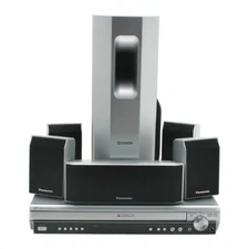 Panasonic SC-PT650 Home Theater System 5-Disc DVD Player + 7x Speakers Set(No RC