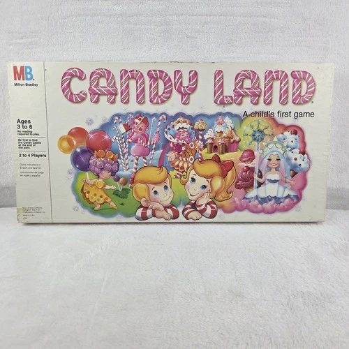 Vintage 1984 Candy Land Board Game Milton Bradley Complete Classic Family Game