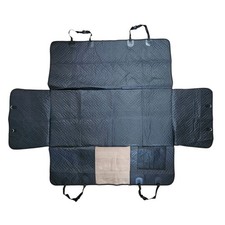 Dog Pet Car Seat Black Cover Back Seat Extender Hammock Waterproof