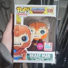 Funko Pop! Vinyl MOTU Beast Man #539 Flocked 2017 Fall Convention Exclusive