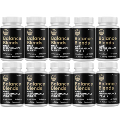 Balance Blends Male Support Supplement BalanceBlends (10 Bottles) Official