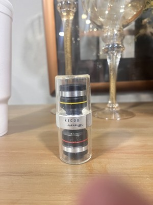 Rare VTG OEM Ricoh Rikenon Conversion Lens Set-wide & Telescoping-Made In Japan