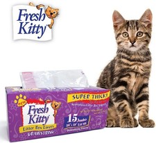 Fresh Kitty Super Thick, Durable, Easy Clean up Jumbo Drawstring Scented Litter