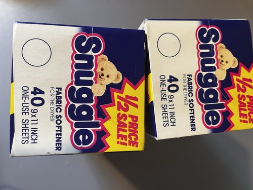 1980’s Snuggle Dryer Sheets Sealed Colorful Box Movie Prop Vintage (2) - Picture 5 of 7