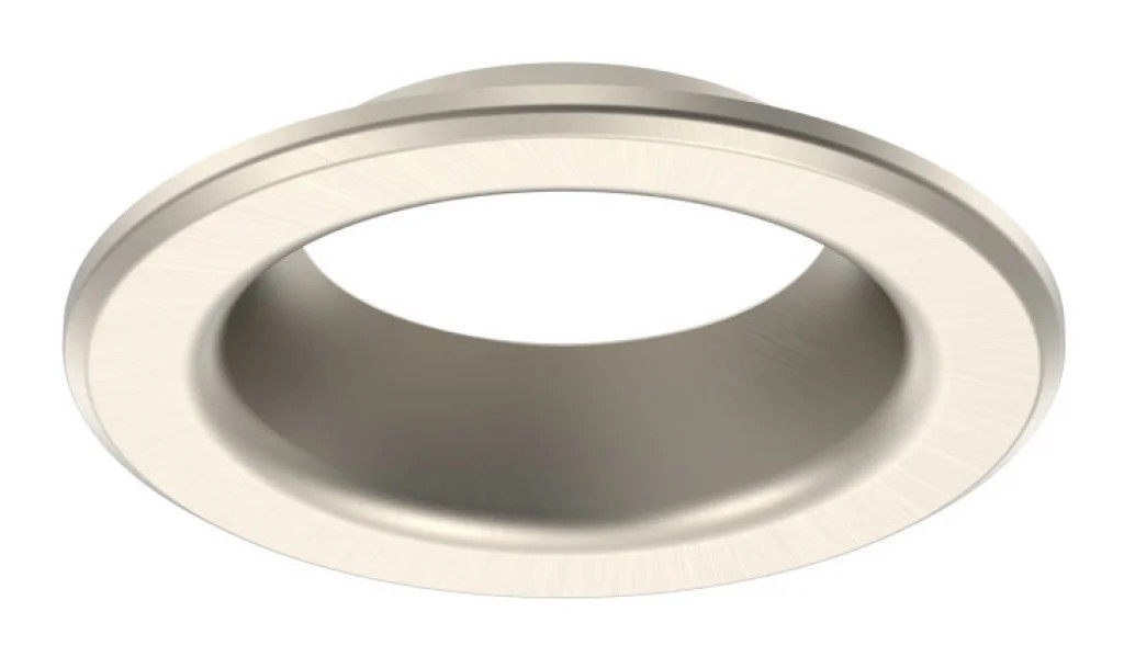 Silver Satin Nickel Bezel For Luxfire 2 Fixed Downlights Integral ILDLFR70A023