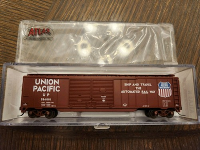 #ad #ad N Atlas 50#x27; Double Door Box Car. Union Pacific. Item #36413A. Car #554001 $14.97