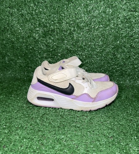 NIKE AIR Max SC Toddler Kid Size 12.5C Boy Girl Walking Shoe White Purple CZ5361