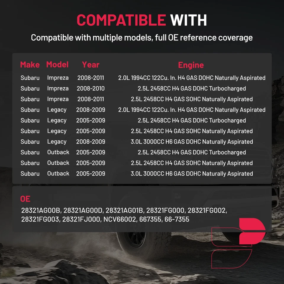 2 ejes CV delanteros para Subaru Legacy Outback 2005-2009 Subaru Impreza 2008-2011 Foto 4 de 4