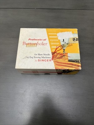 Vintage Singer Professional Buttonholer For Slant Needle Zig-Zag Sewing Machines