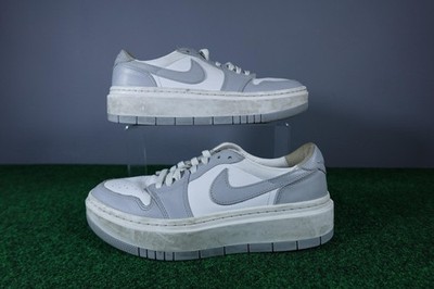 Nike Air Jordan 1 Elevate Low Shoes Womens Size 10.5 White Sneakers DH7004-100