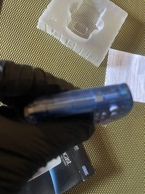 Sega Dreamcast VMU Blue CIB OEM Original Authentic Visual Memory Card