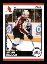 142 Milan Hejduk 23 Avalanche 2010 Panini Hockey Sports Trading Card 