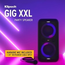Klipsch GIG XXL Portable Rechargeable Bluetoo...