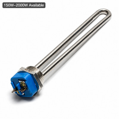 12V 150W 120V 1KW/2KW Submersible Water Heater Element Stainless Steel 1'' Thread