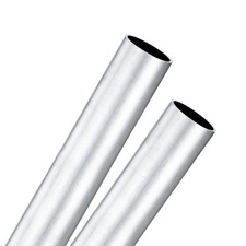 2er Pack Aluminiumrohr 6063, 18mmx20mm (DIxDE) 250mm L&auml;nge f&uuml;r gerades Rohr