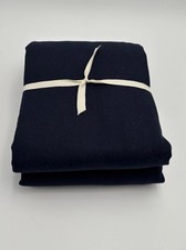 Pottery Barn Kids Quincy Cotton Canvas Blackout Curtain 44 x 96 Navy