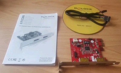 DELOCK 89233 PCI Express Karte   2x Power Over eSATA 5V/12V