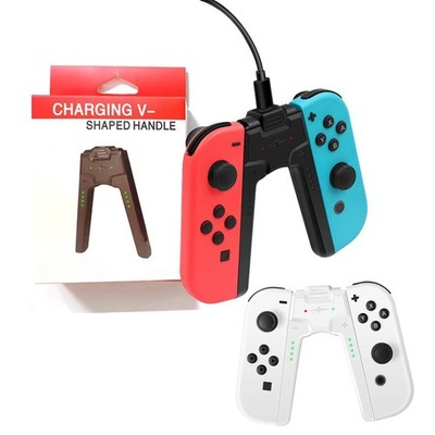 Ergonomic Charging Handle Charging Dock Holder Controller Charging Grip