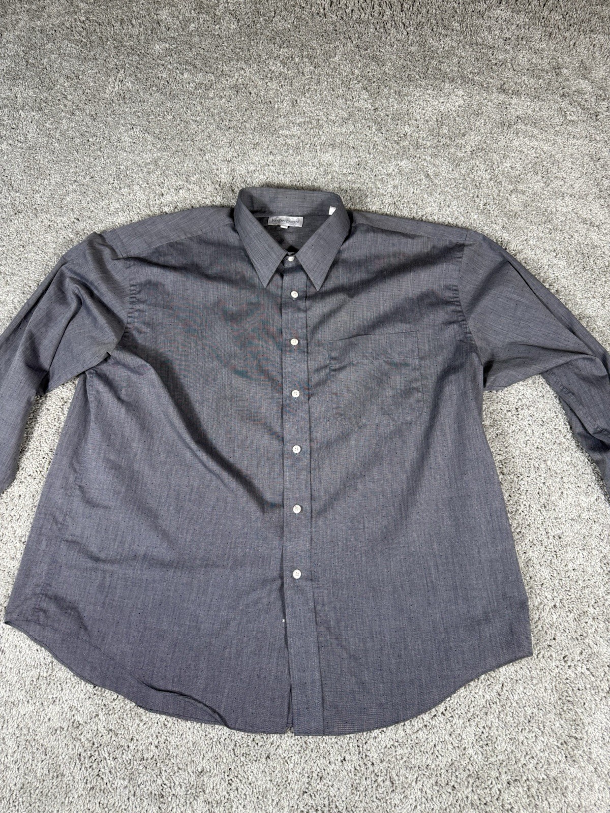Yves Saint Laurent Uomo Abbigliamento YSL Camicia Elegante con Bottoni Uomo Taglia 18 34 35