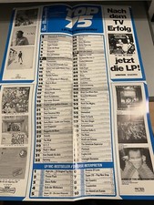 Schlümpfe / Adam And The Ants / Richard Clayderman Chart-Plakat 40 x 60 cm (1981