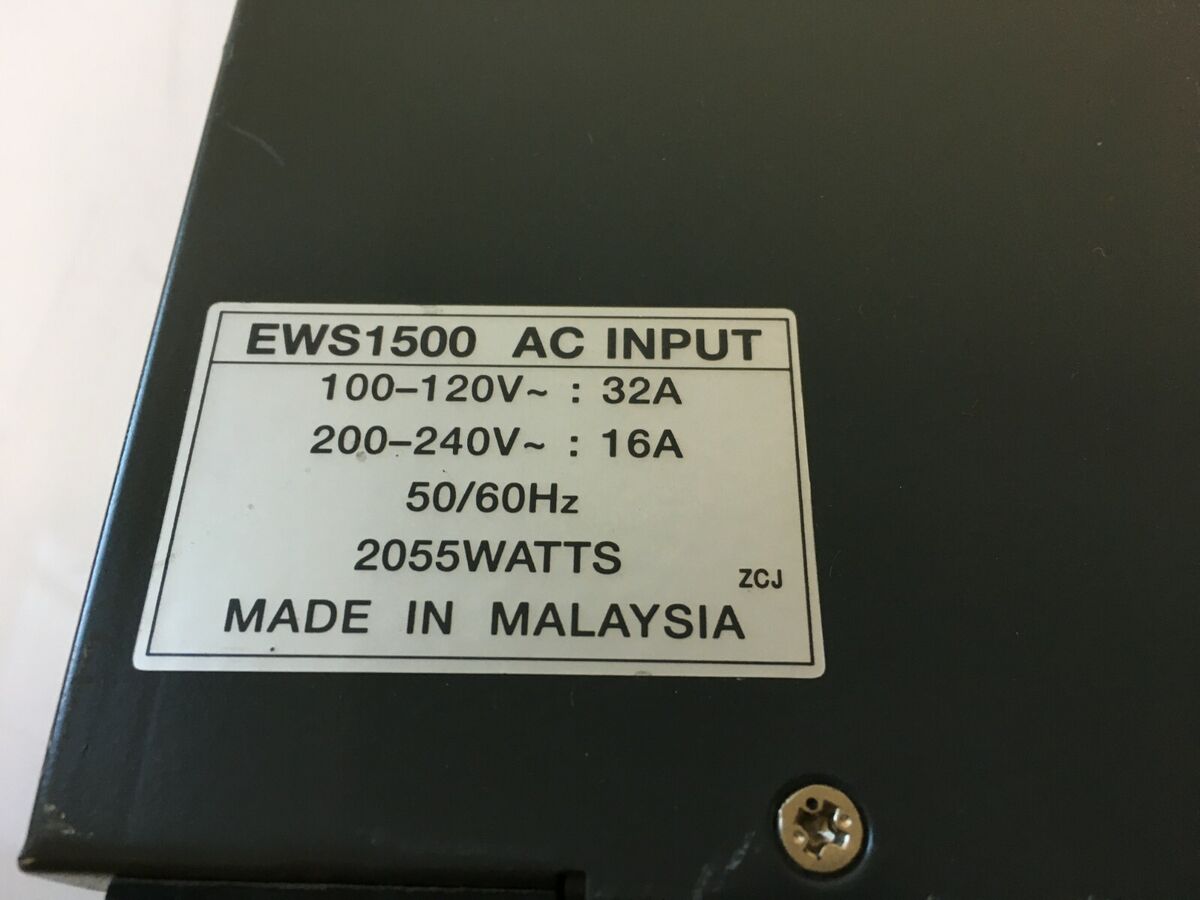 Nemic-Lambda EWS1500-24 SMPS Power Supply | eBay Nemic-Lambda EWS1500-24 SMPS Power Supply | eBay